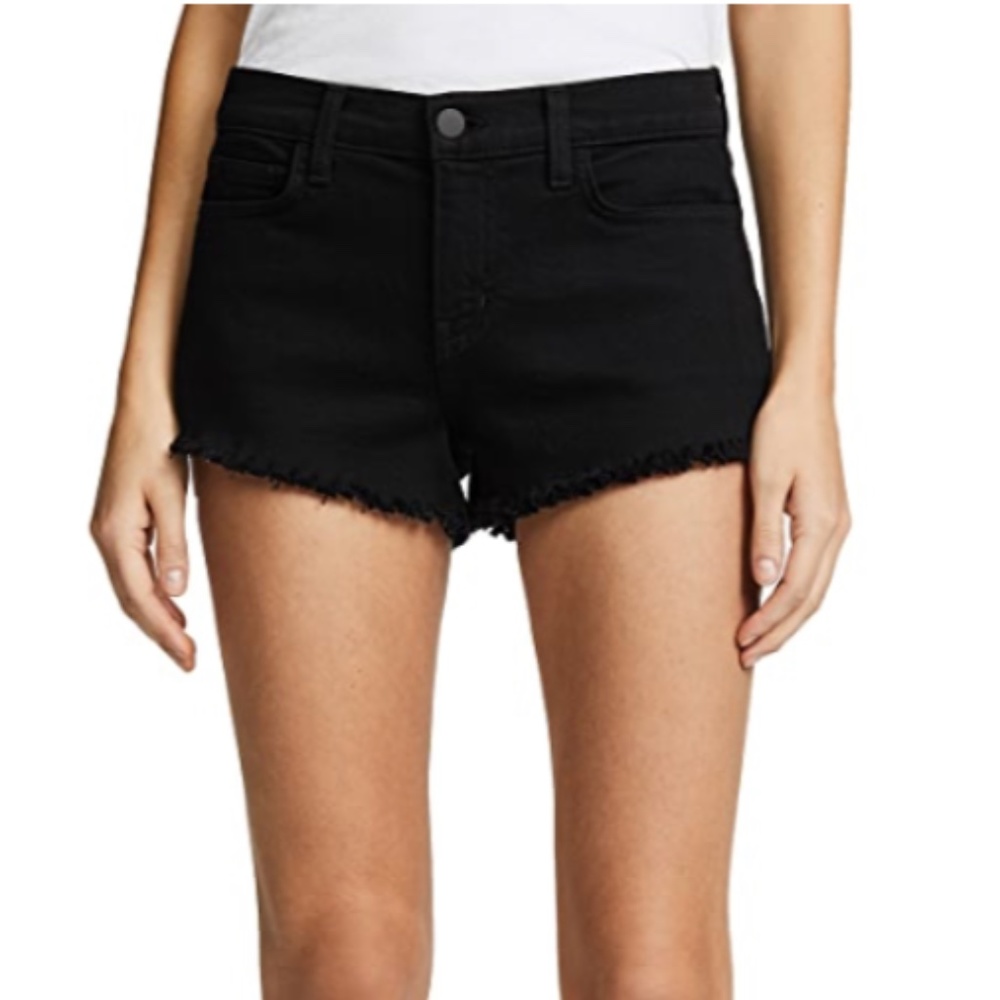 L’Agence Perfect Zoe Cutoff Shorts Black Size 23